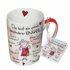 PPD Mug Besonderer Engel Henkelbecher Kaffeebecher Tasse New Bone China 250 ml