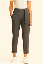 Cambio Gr. 38 Kaia Hose neu grau-schwarz meliert