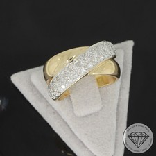 Wert 2890 € CHRIST Bicolor Brillant Ring (ca. 0,43 carat) 585 14 Karat Gold xxyy