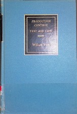 Production Control: Text and Cases Voris, William: