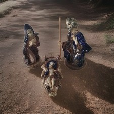 Kunst Keramik Krippenfiguren