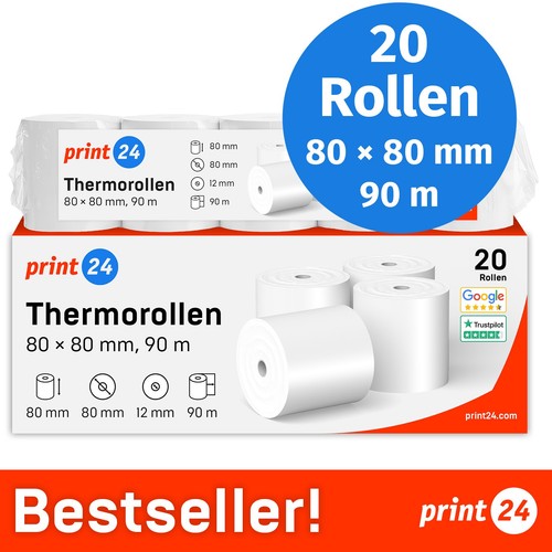 Thermorollen 80x80x12mm 90m
