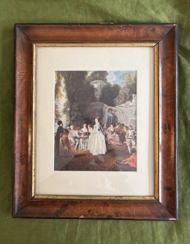 Watteau antiker gerahmter