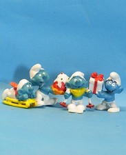 4 Mini Schlümpfe 1.Serie