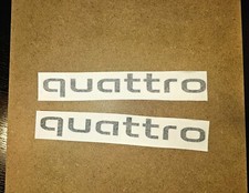 Audi quattro aufkleber - 2x,