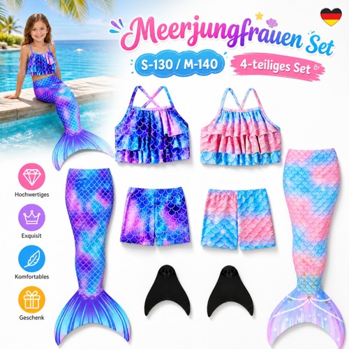 Kinder mädchen meerjungfrau - kinder,