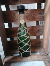  Deko Flasche grün  - Mit