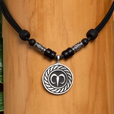 Necklace Zodiac Aries Men's