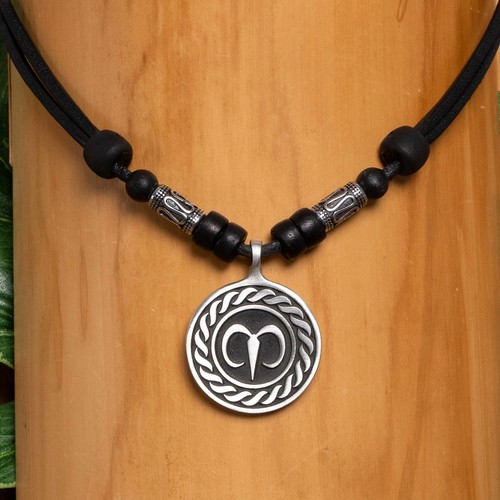 Necklace zodiac aries - necklace, men's