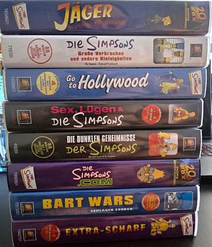 Die simpsons vhs box set - vhs, box-set