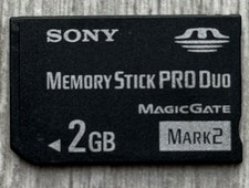 SONY MEMORY STICK PRO DUO MAGICGATE MARK2 2GB SPEICHERKARTE PSP