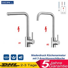 Wasserhahn Niederdruck Küchenarmatur Einhebel-Spültischarmatur Mischbatterie
