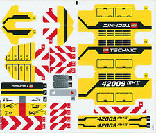 LEGO® Technic Aufkleber Sticker für 42009 Mobiler Schwerlastkran NEU