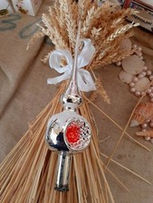 Baumspitze Christbaumspitze Glas Reflex Antik Alt Shabby Vintage Retro