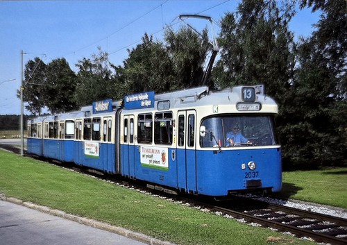 München tram linie - ak,