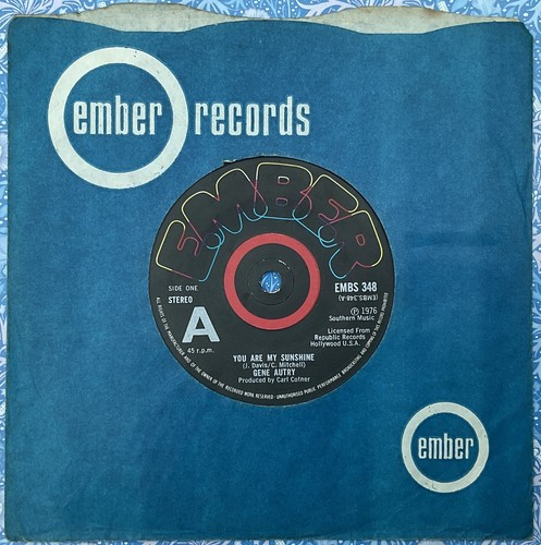 Gene autry you are - ‘you,