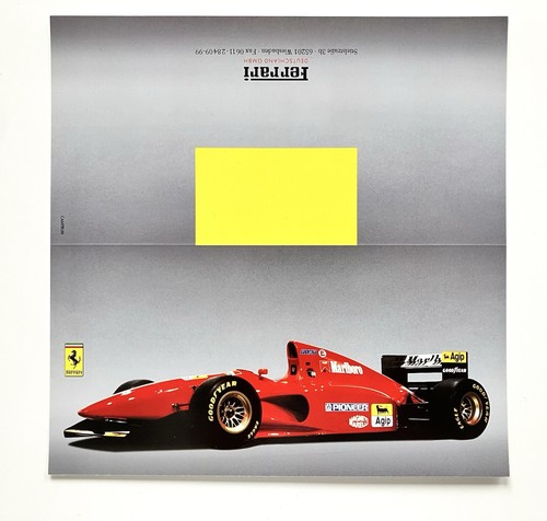 Ferrari deutschland klappkarte - ferrari,