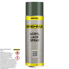 BREHMA Acryl Lackspray Ral 6031 Bronzegrün matt Lack Farbe Sprühfarbe 400ml