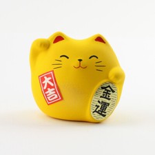 Feng-shui Manekineko gelb