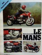 Das Motorrad  10/1976, Test Moto Guzzi 850 Le Mans, Ducati GT 860