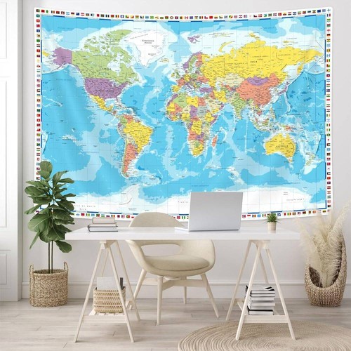 Weltkarte flagge vintage - flagge,
