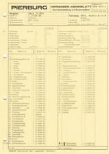 Datenblatt Einstelldaten Solex 35 PDSI Vergaser - Opel Kadett D 13N / 7.17724.00