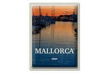 Blechschild Reise 30x40 cm