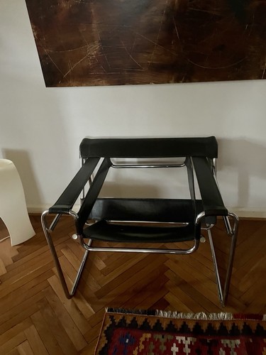 Knoll wassily chair leder - chair,