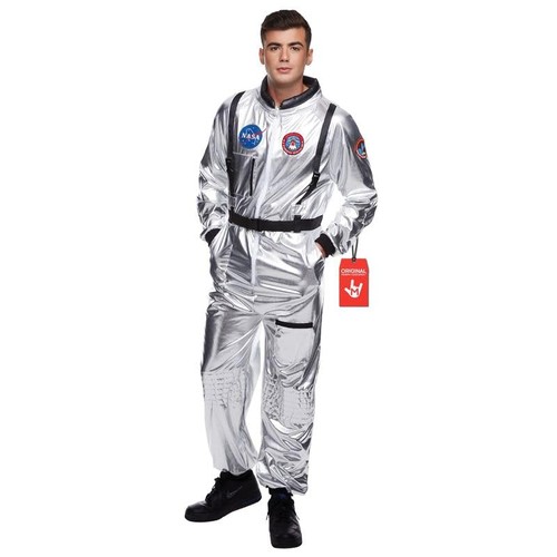 Astronaut kostüm silber - kostüm,