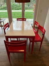 Thonet Tisch und Stühle 70er Jahre