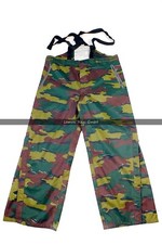 Regenhose belgische Armee ABL Jigsaw Tarn - Nässeschutz Latzhose Type Goretex 