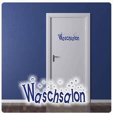 Türaufkleber Waschsalon Wandtattoo Badezimmer WC Bad Tür Aufkleber Sticker T012