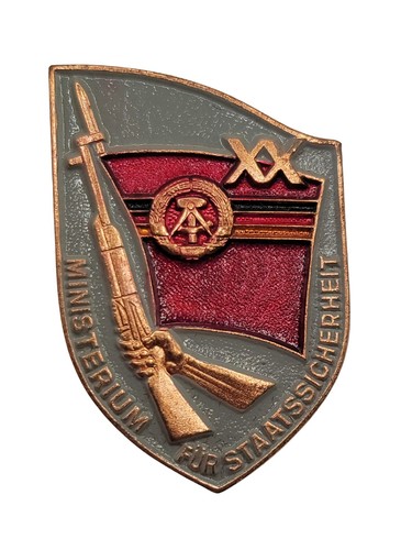 Ddr mfs abzeichen jahre - xx, 20