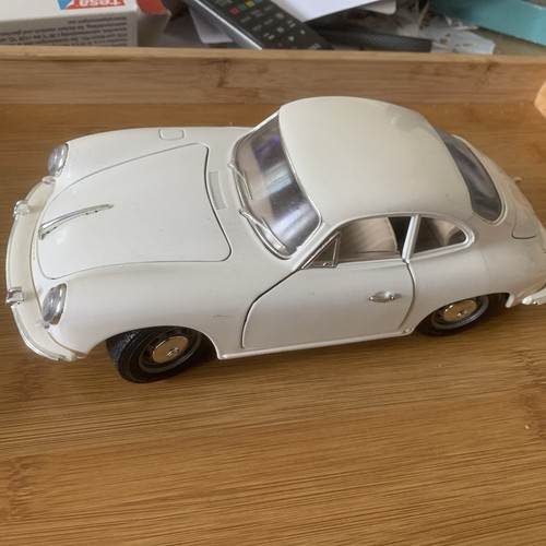Burago porsche 356 cremeweiß - burago,