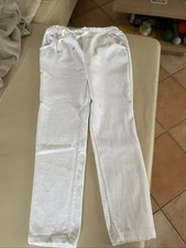 Weiße Breitcordhose für Damen, Einheitsgröße 36-40/42