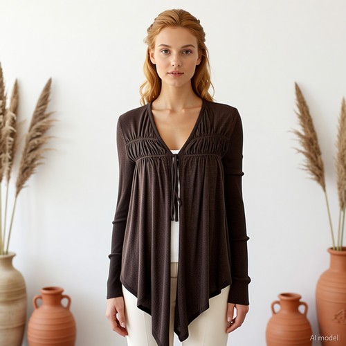 Boho folklore strickjacke - boho,