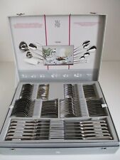 WMF BESTECK PRISMA CROMARGAN EDELSTAHL TEILMATTIERT, 72-TEILIG, GOLDDEKOR