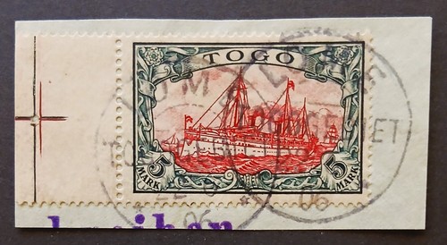 Kolonie togo minr 19 vom - togo,