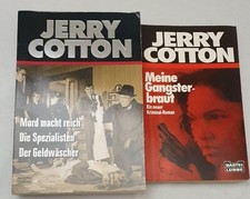 2x Jerry Cotton :  Meine Gangsterbraut Mord macht reich Spezialisten Geldwäscher