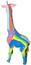 Tierfigur Giraffe aus Flipflops Dekofigur Dekoration Design Upcycling Deluxe