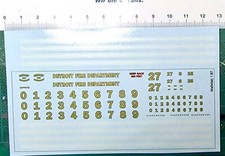 Decals Feuerwehr Detroit