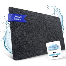 Fußmatte aus saugstarker Baumwolle - für innen und außen, waschbar, rutschfest