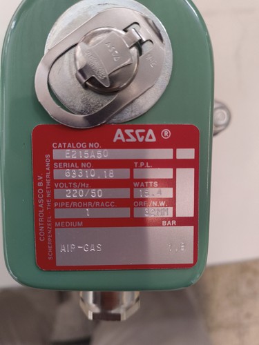 Asco e215a50 magnetventil 220v - asco,