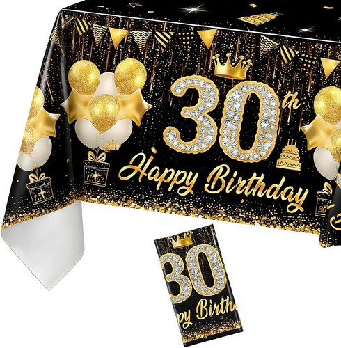 Schwarz gold geburtstag - gold,