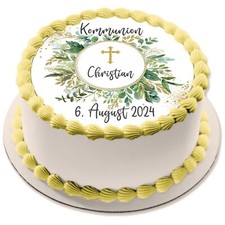 Kommunion Tortenaufleger Party