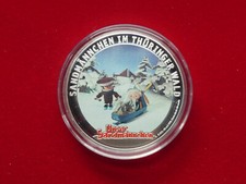 BRD, Medaille, Unser Sandmännchen, 2020, farbig, Silber, original