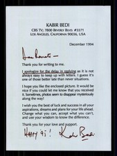 Kabir Bedi James Bond 007 Octopussy Original Signiert + G 48757