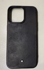 Montblanc iPhone 15 Pro Max Handyhülle Schwarz