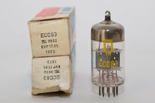 Vintage RFT ECC83 / 12AX7 Verstärker Röhre, Audio HiFi Tube von 1972, DDR, NOS