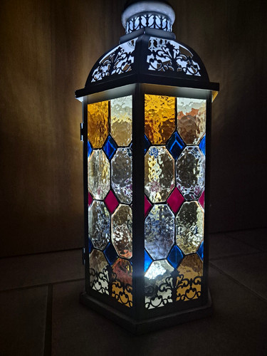 Vintage windlicht tiffany stil - windlicht,